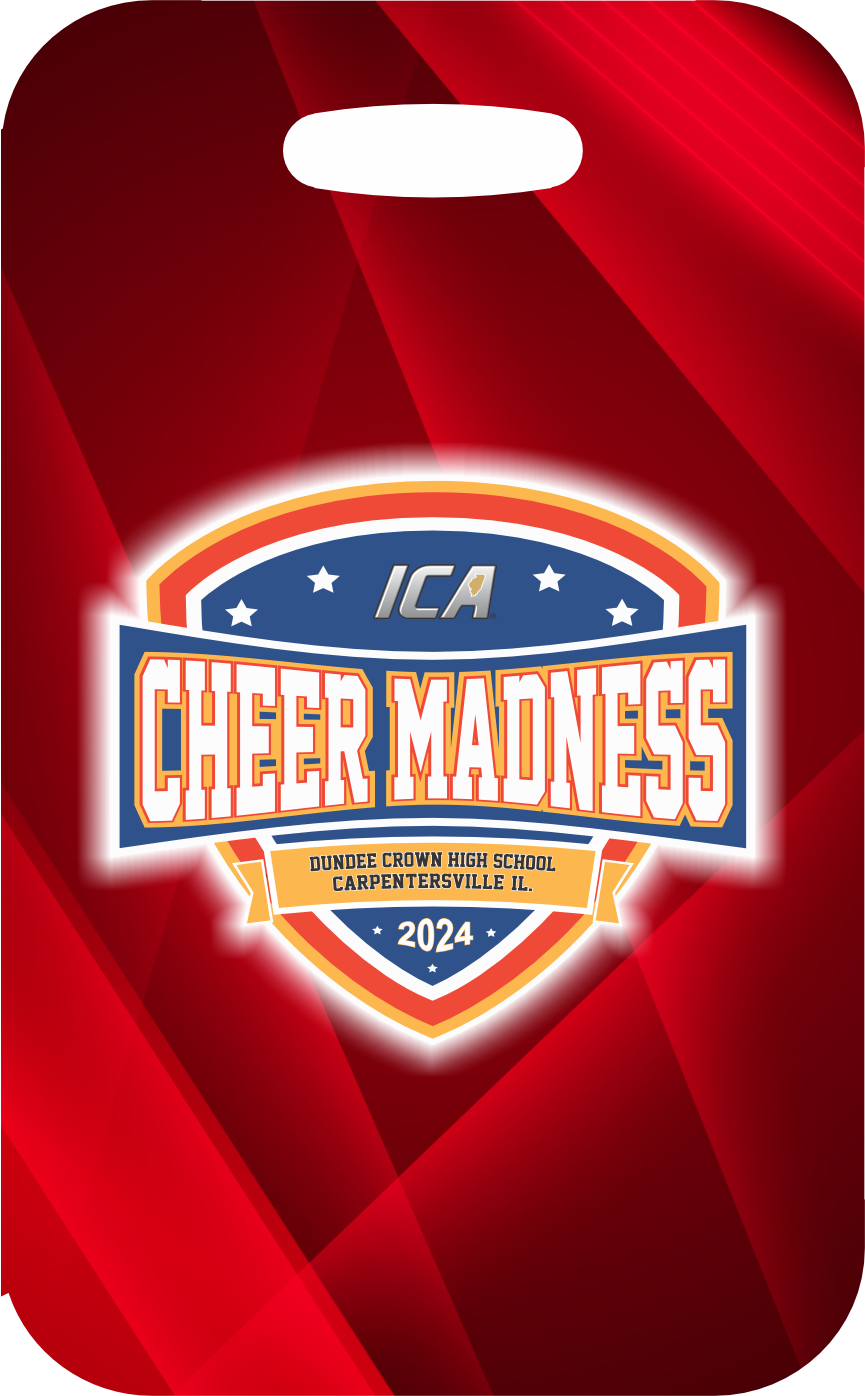 ICA Cheer Madness Bag Tag